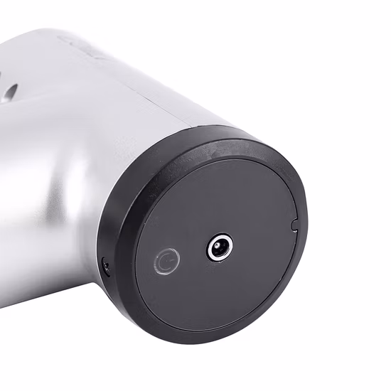 Fitness Ganzkörper-PRO-Massagepistole, 4-Kopf-Handgerät, tragbares Faszienmassagegerät, kabellos, hoch