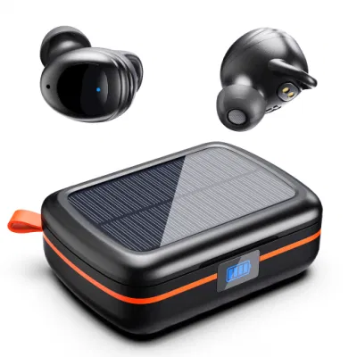 Kabellose Kopfhörer mit tragbarem Ladeetui und Bluetooth-Konnektivität